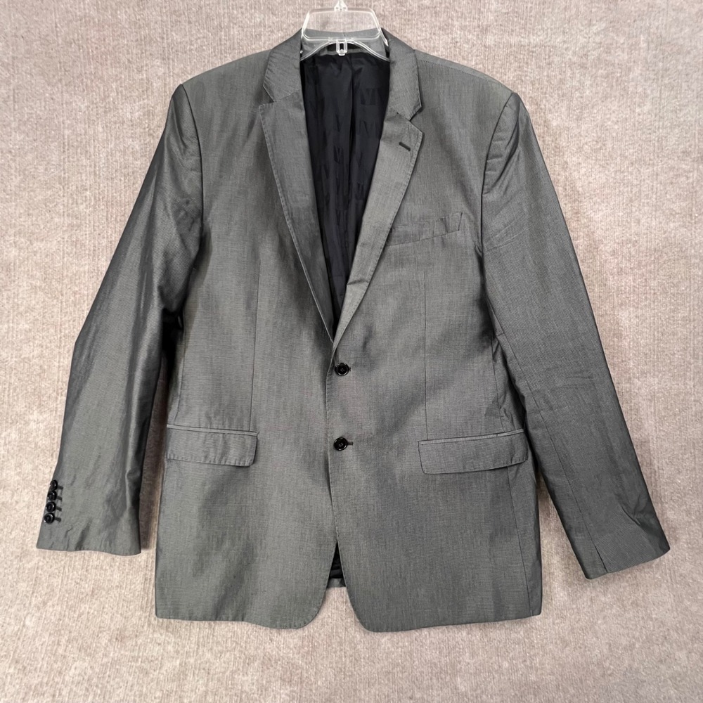Versace‎ Collection Gray Two Button Blazer -44R  Menswear Business Casual
